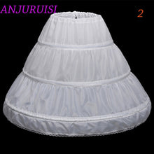 Load image into Gallery viewer, ANJURUISI Flower Girls Underskirt Cosplay Party Short Dress Petticoat Lolita Petticoat Ballet Tutu Skirt Rockabilly Crinoline